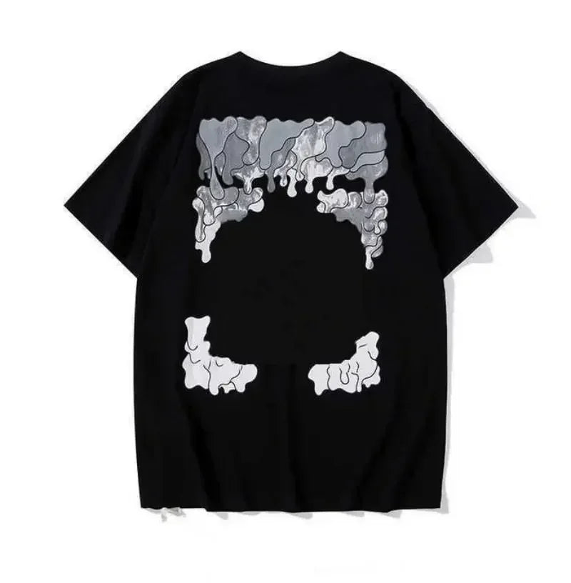 Designer Tshirt Mens Womens T Shirt High-quality Version Clothing Loose Tees Tops Man Casual Street Graffiti Shirt Short Sleeve