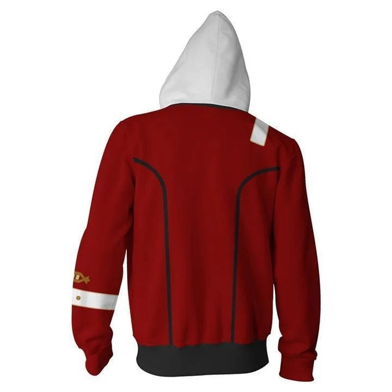 Hoodie for Adult Men The Wrath of Khan Sweatshirts Zip Up 3D Print Coat Jacket Cardigan Adult Outwear Pullover Halloween Costume