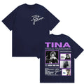Rapper Tina Turner Tour Graphic T Shirt Men Vintage High Quality Fashion T-shirts Hip-hop Clothing Oversized T-shirt