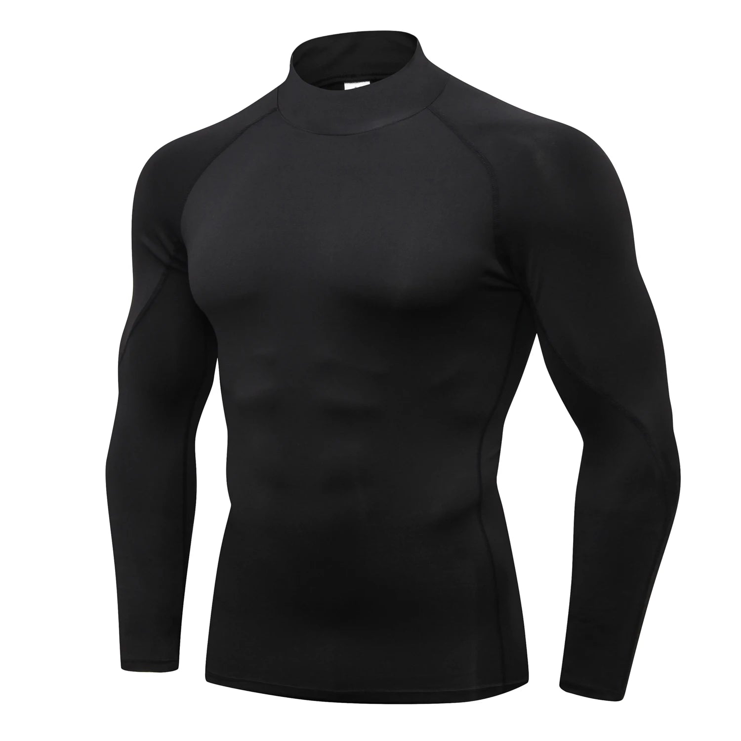 Men's Compression Shirts Long Sleeve Undershirt Turtleneck Gym Workout T Shirt for Men Running Basketball Athletic Base Layer