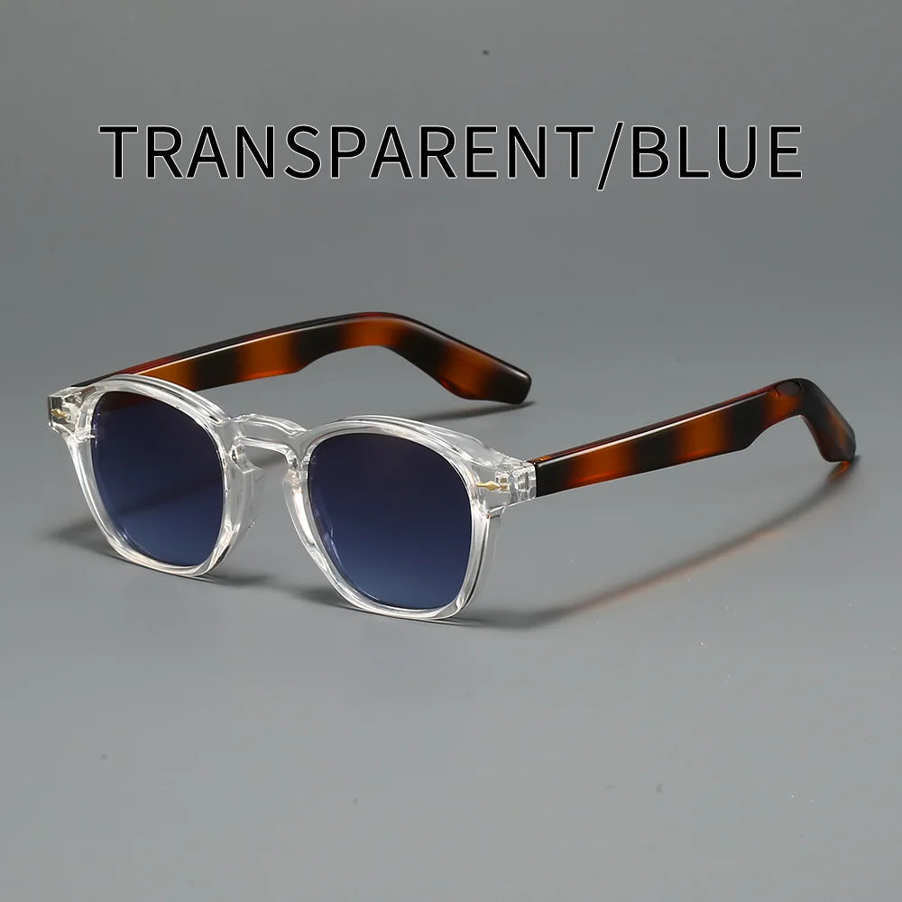 2025New Sun Reading Glasses Man Woman  Retro Blocking Blue Light Unisex Gradient Readers  UV400 Sunnies Outdoor Multifunctional