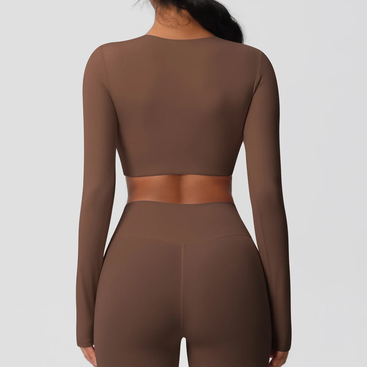 Yoga Shirts For Women Long Sleeve With Padded Fitness Running Gym Clothes Workout Dry Fit Breathable High Elastic Sports Top