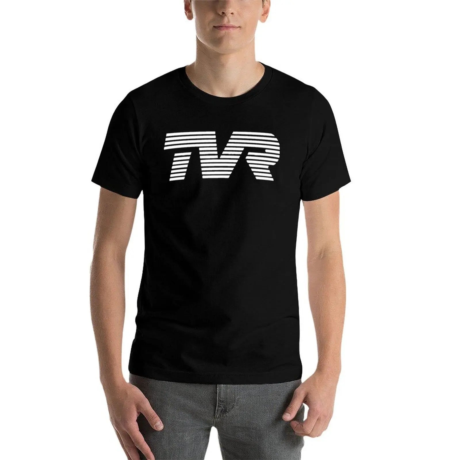 logo Tvr shirt t classic T-Shirt Trendy Print Short Sleeve T-Shirt