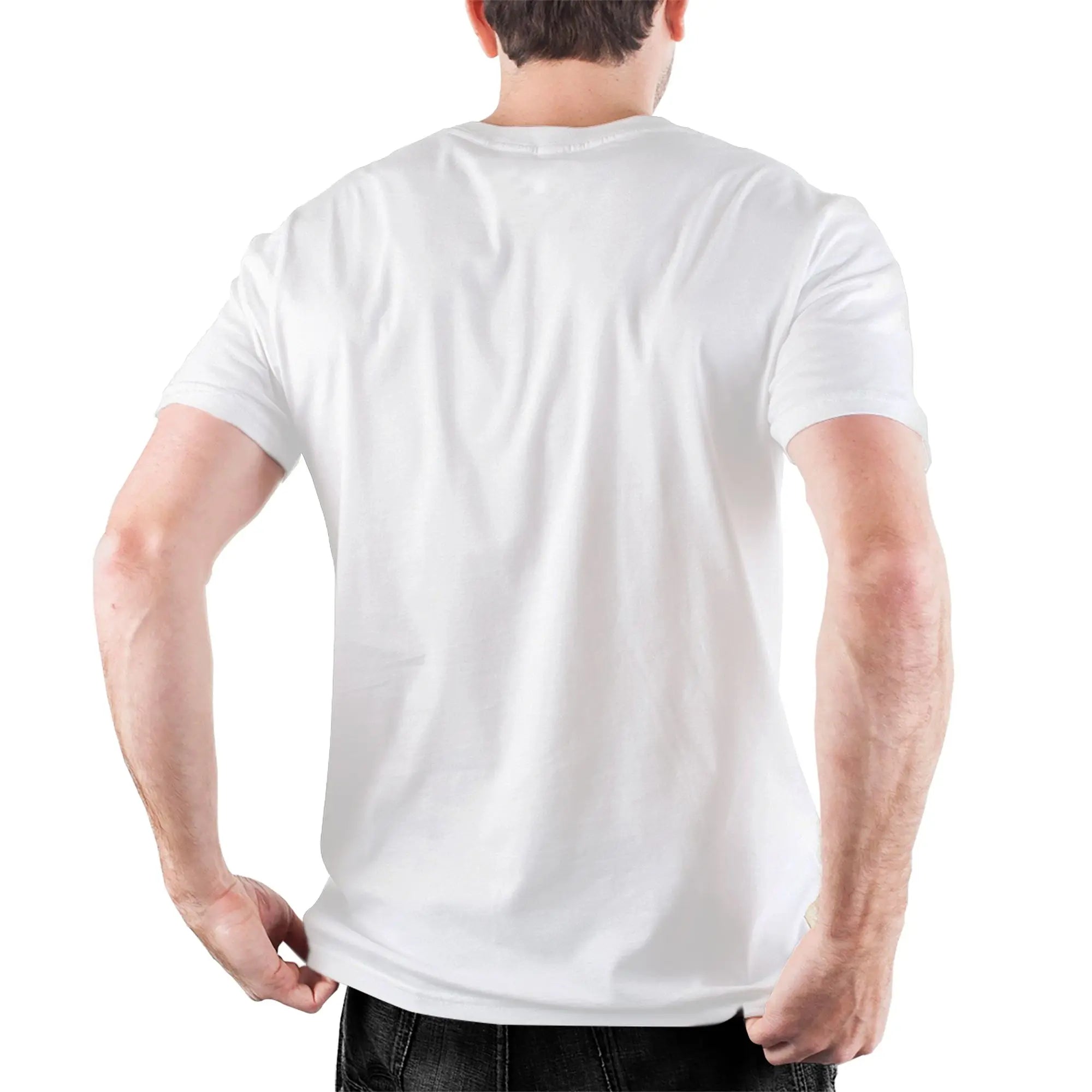 Nihilist Penguin But Why T-Shirts for Men  Casual Cotton Tee Shirt Round Collar Short Sleeve T Shirt Printing Clothing