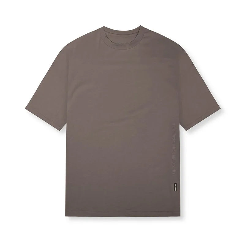 Men's Gym T-Shirt Quick Dry Breathable Splicing Patchwork Slim Fit Techwear Bodybuilding Fitness Training Sportswear Activewear