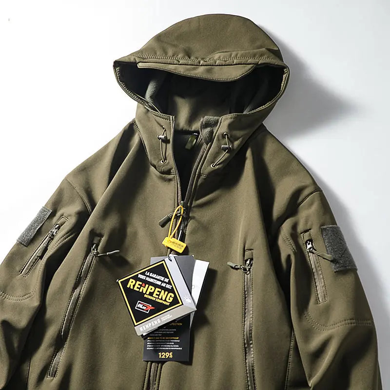 Autumn and Winter Outdoor Jackets: Rock Climbing, Hiking, Camping, Fishing, Mountain Climbing, Traveling Thick-insulated Jackets
