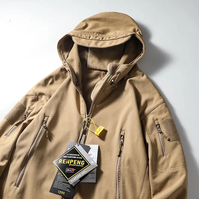 Autumn and Winter Outdoor Jackets: Rock Climbing, Hiking, Camping, Fishing, Mountain Climbing, Traveling Thick-insulated Jackets