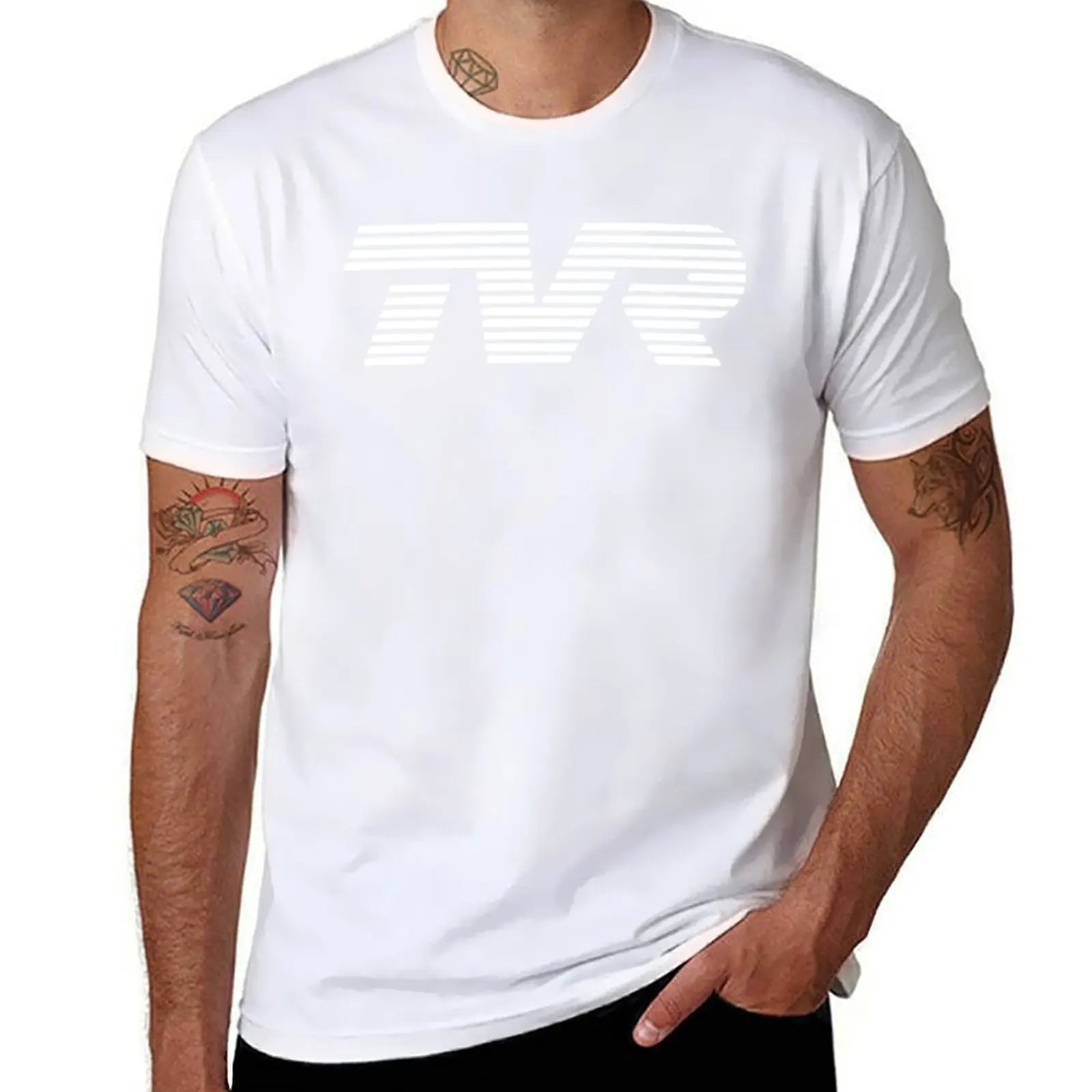 logo Tvr shirt t classic T-Shirt Trendy Print Short Sleeve T-Shirt