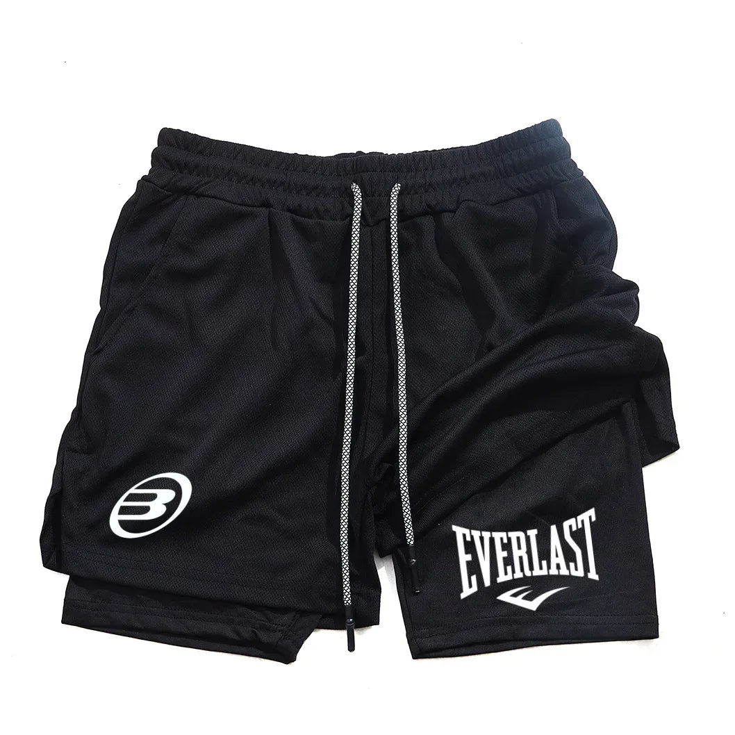 Men's fashionable shorts - Summer comfortable quick-drying sportswear - Men's dual-purpose shorts for fitness and jogging