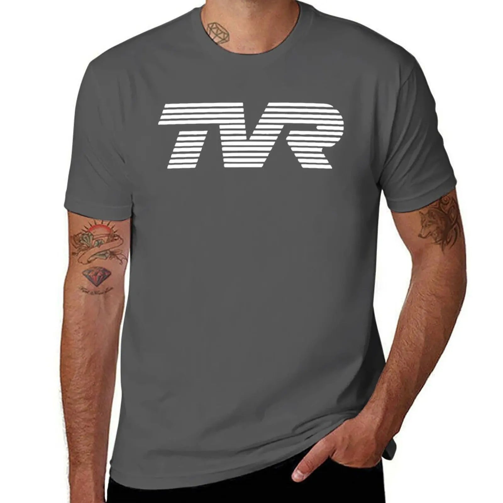 logo Tvr shirt t classic T-Shirt Trendy Print Short Sleeve T-Shirt