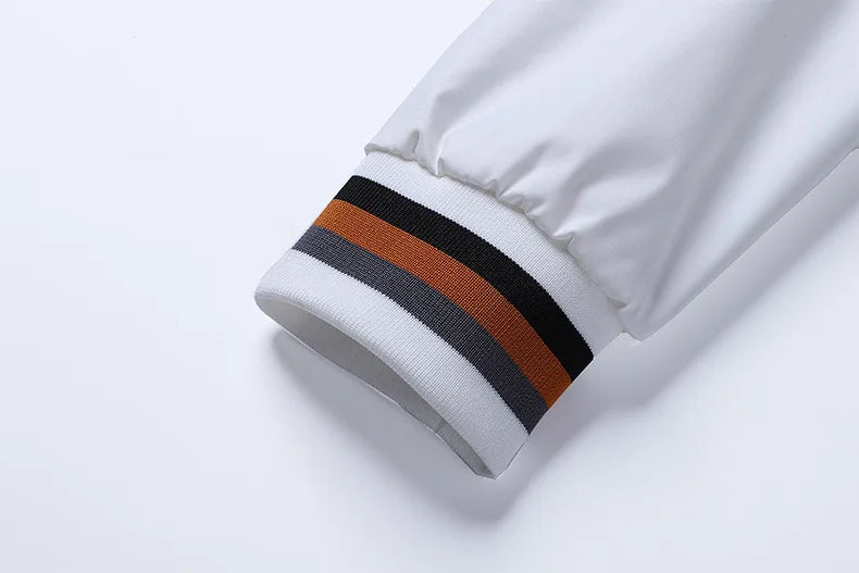 Casual Jackets for Men's Standing Collars for Spring and Autumn All-match Sports Solid Color Jackets for Cross-border Foreign