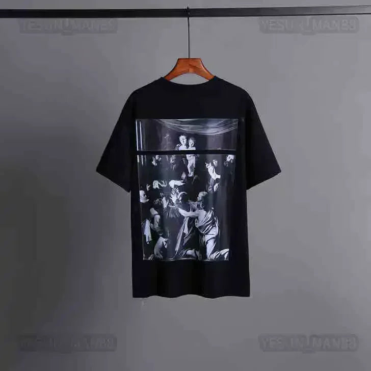Designer Tshirt Mens Womens T Shirt High-quality Version Clothing Loose Tees Tops Man Casual Street Graffiti Shirt Short Sleeve