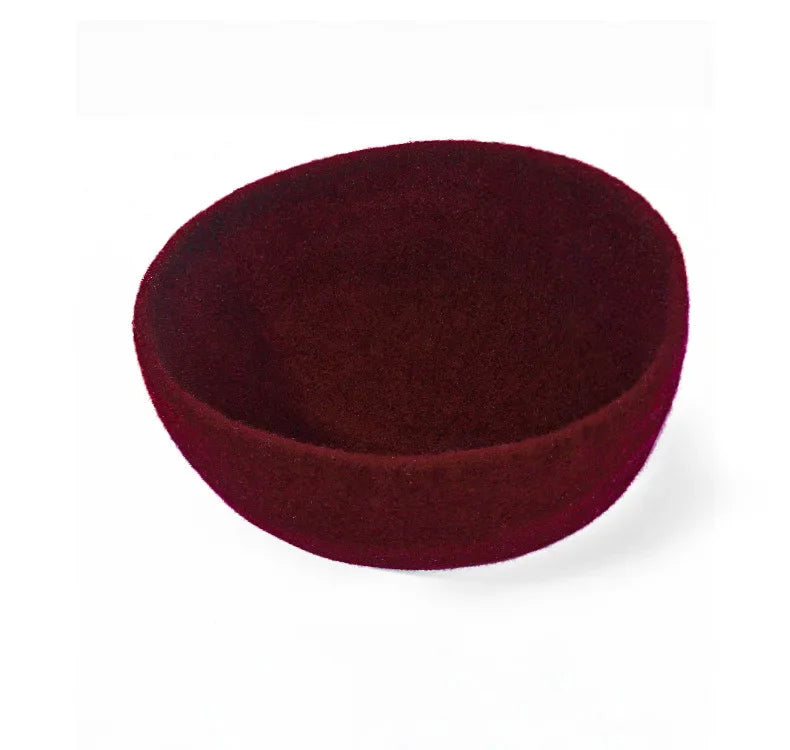 Muslim Hats for Men Red Black Berets Real Wool Elegant Headwear Islamic Hijabs Dancing Party Outdoor Prayer Caps African Hat