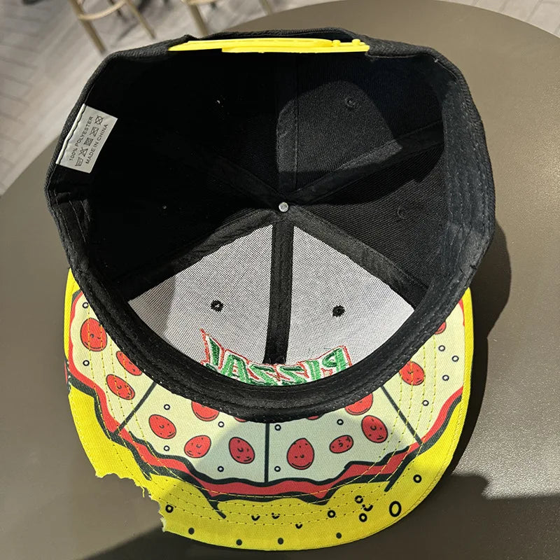 Hip-Hop Hat for Men, Spring and Autumn Big Head Flat Brim  for Women,  Celebrity Baseball Cap, Summer Street Dance Student Hat