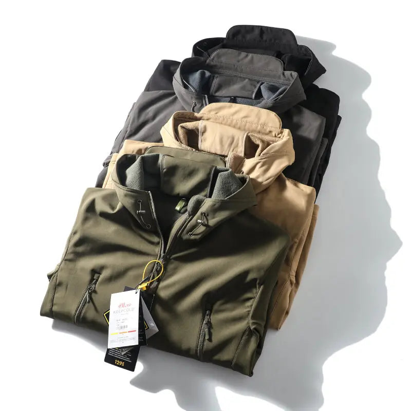 Autumn and Winter Outdoor Jackets: Rock Climbing, Hiking, Camping, Fishing, Mountain Climbing, Traveling Thick-insulated Jackets