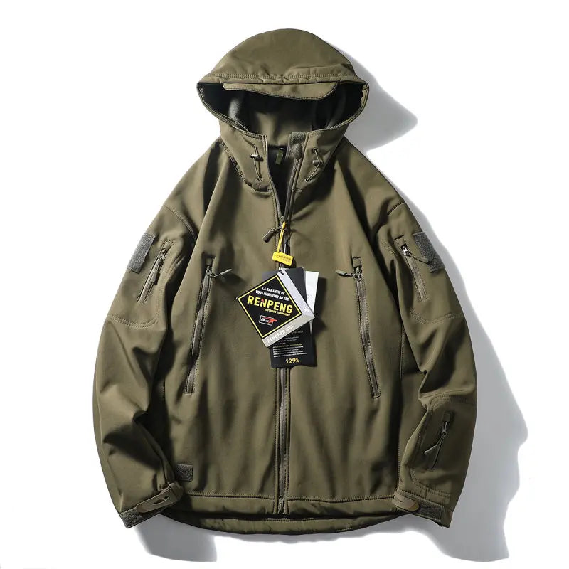 Autumn and Winter Outdoor Jackets: Rock Climbing, Hiking, Camping, Fishing, Mountain Climbing, Traveling Thick-insulated Jackets