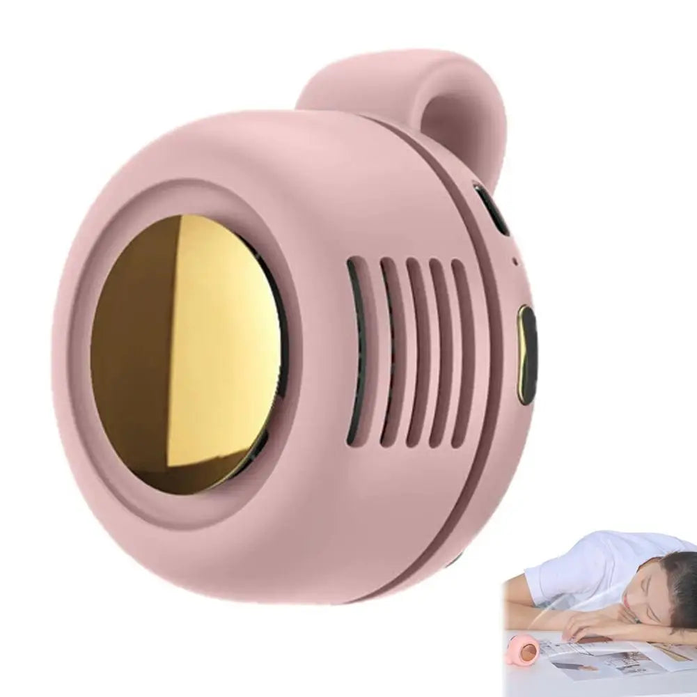 Mini Portable Clip Fan Handheld Waist Hanging Leafless Fan Small Whirlwind Fan For Daily Outdoor Travel