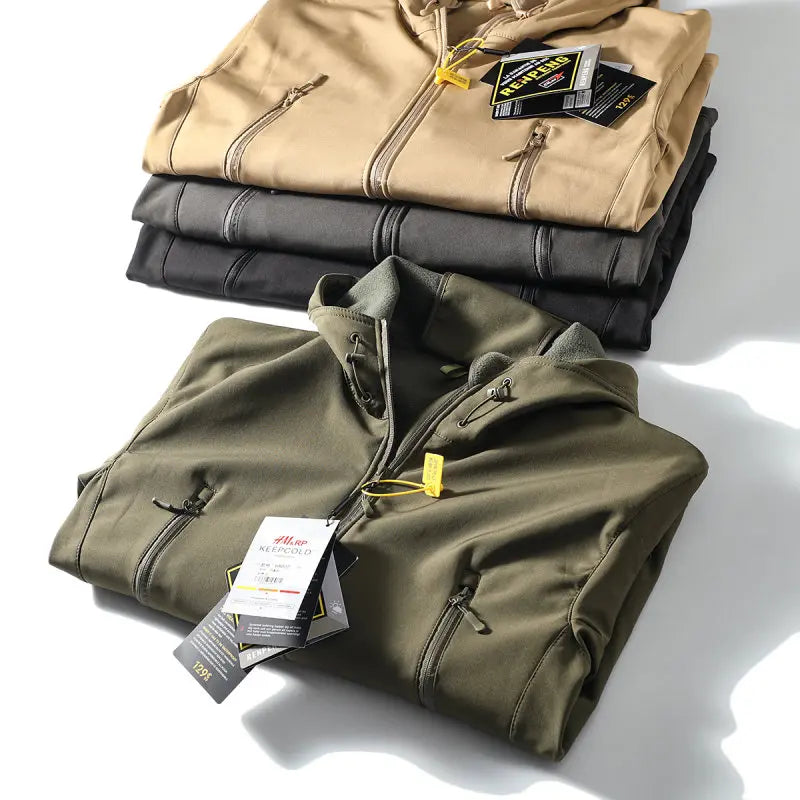 Autumn and Winter Outdoor Jackets: Rock Climbing, Hiking, Camping, Fishing, Mountain Climbing, Traveling Thick-insulated Jackets