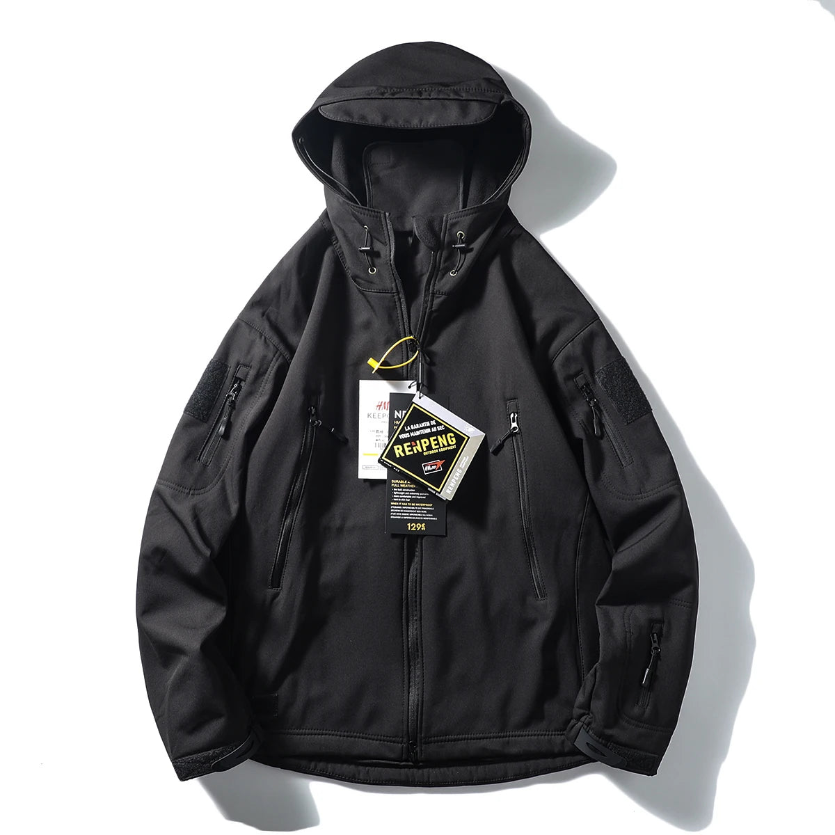 Autumn and Winter Outdoor Jackets: Rock Climbing, Hiking, Camping, Fishing, Mountain Climbing, Traveling Thick-insulated Jackets