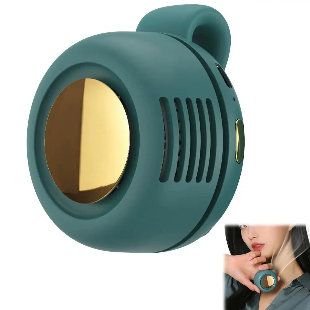 Mini Portable Clip Fan Handheld Waist Hanging Leafless Fan Small Whirlwind Fan For Daily Outdoor Travel