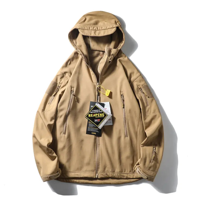 Autumn and Winter Outdoor Jackets: Rock Climbing, Hiking, Camping, Fishing, Mountain Climbing, Traveling Thick-insulated Jackets