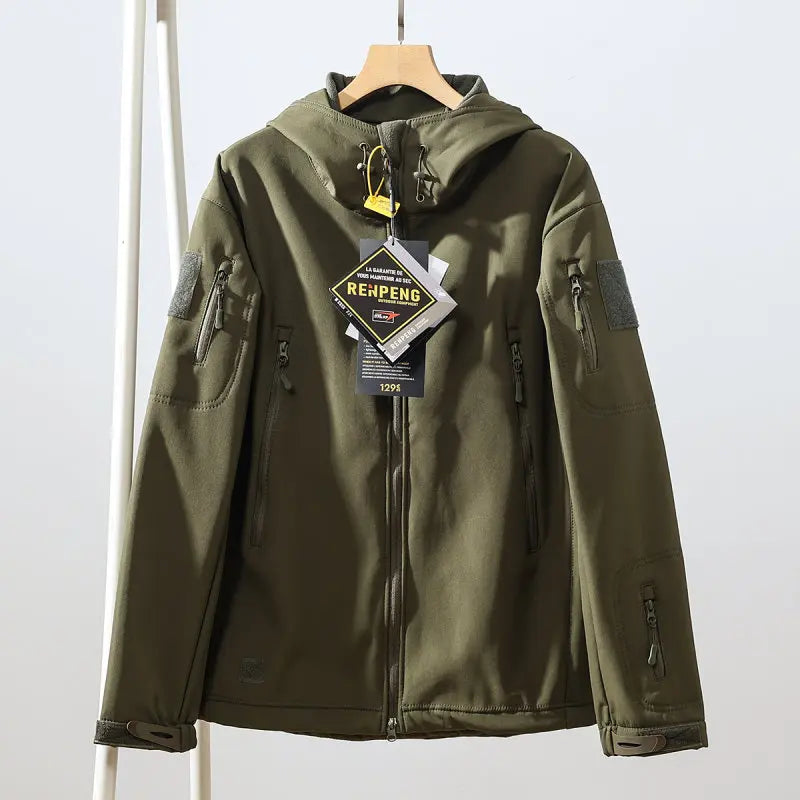 Autumn and Winter Outdoor Jackets: Rock Climbing, Hiking, Camping, Fishing, Mountain Climbing, Traveling Thick-insulated Jackets