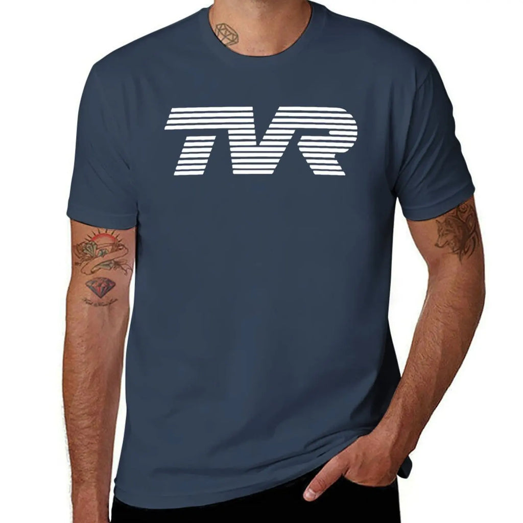 logo Tvr shirt t classic T-Shirt Trendy Print Short Sleeve T-Shirt
