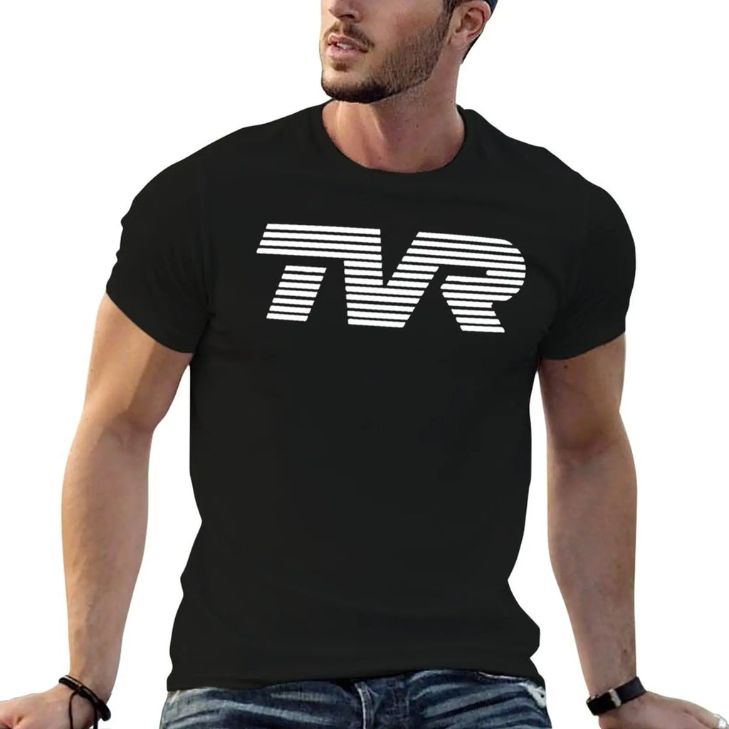 logo Tvr shirt t classic T-Shirt Trendy Print Short Sleeve T-Shirt