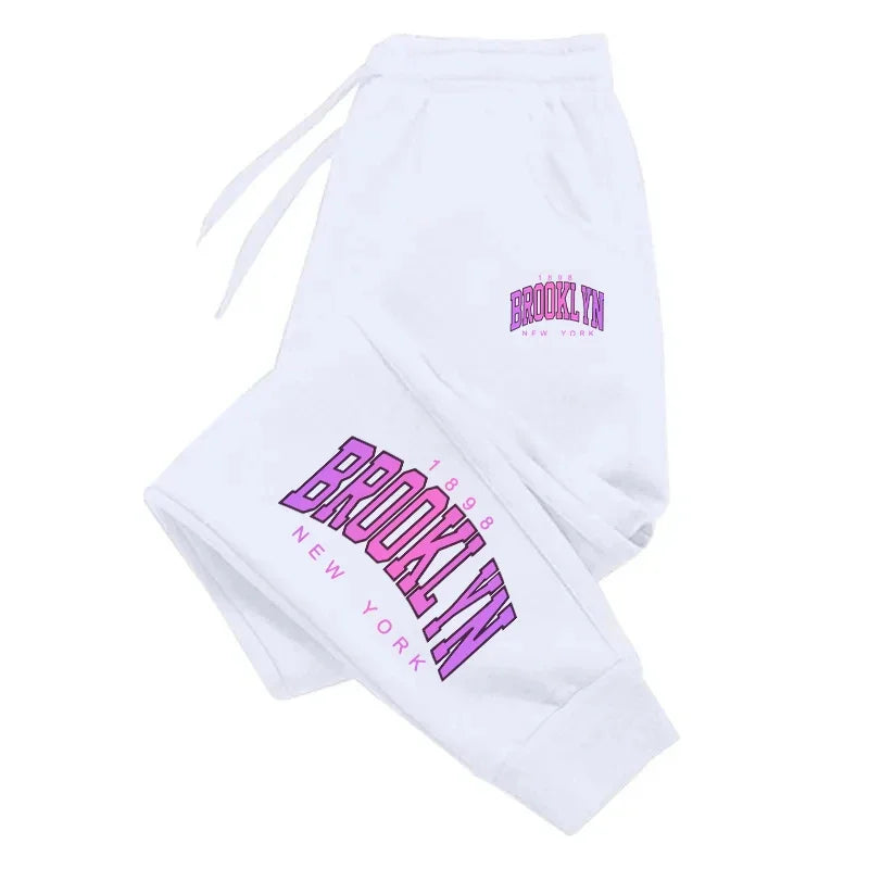 Women's Pants High Quality Sweatpants Outdoors Elastic Band Woman Trousers Jogging Drawstring Hot Sales Casual Sports Clothing