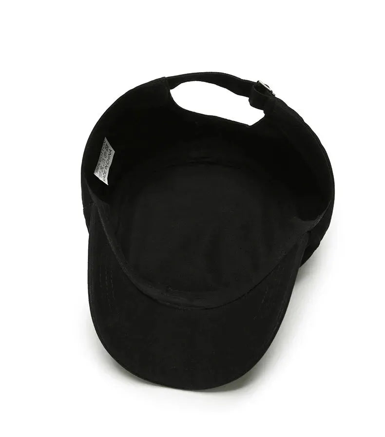 Hat Men's Flat Military Hat Is Simple And Versatile, Middle-Aged Hat Spring And Autumn Duck Tongue Casual Fashion New Style