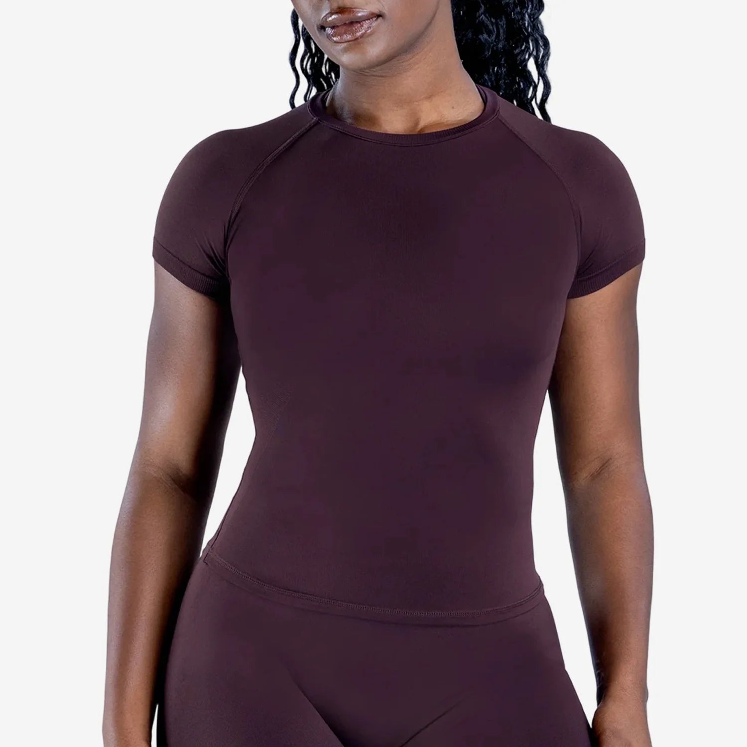 Yoga Shirts Women Fitness Impact Short Sleeve Top Gym Workout Sports Blouse Quick Dry Breathable Running Versatile Solid Color