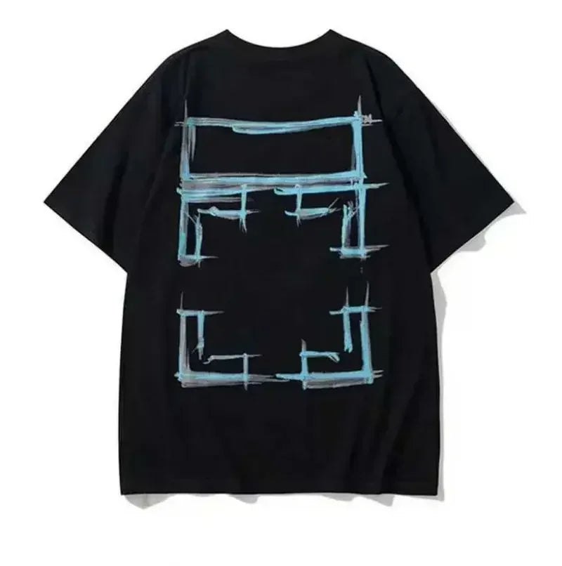 Designer Tshirt Mens Womens T Shirt High-quality Version Clothing Loose Tees Tops Man Casual Street Graffiti Shirt Short Sleeve