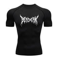Gym Workout Rash Guard for Men Athletic Quick Dry Compression Shirts Berserk Print Tshirts Tees Tops Undershirts Baselayers