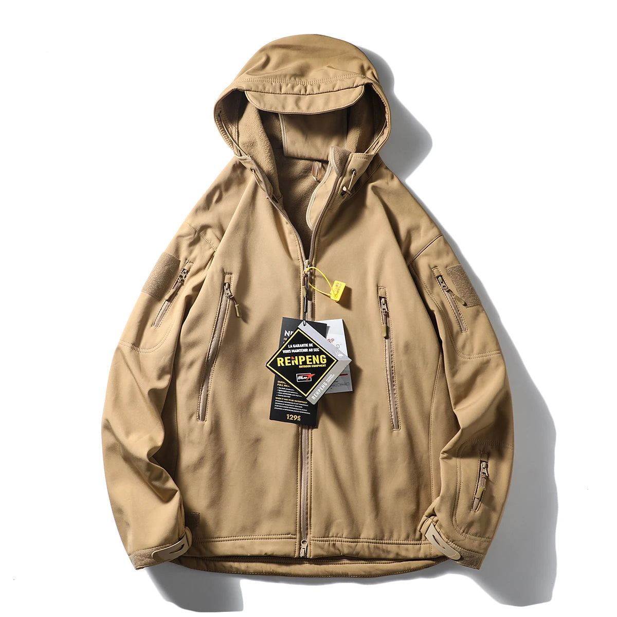 Autumn and Winter Outdoor Jackets: Rock Climbing, Hiking, Camping, Fishing, Mountain Climbing, Traveling Thick-insulated Jackets